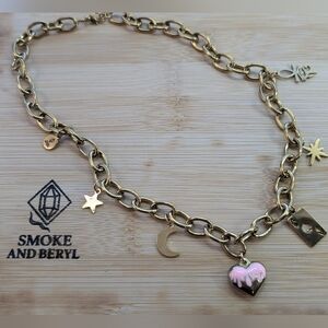 Custom Gold Charm Necklace D025